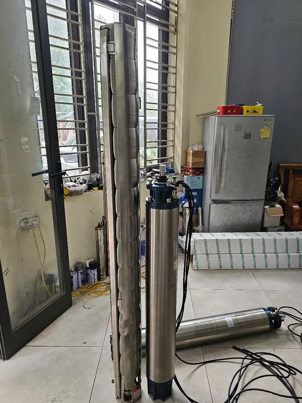Bơm chìm giếng khoan và tài liệu kỹ thuật