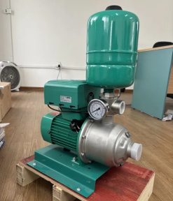 Bơm tăng áp biến tần PEROTAC MHI nhìn nghiêng, đồng hồ áp – bomchinhhang.net